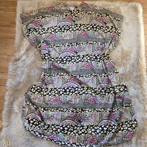 Santé Classics Free Size Vintage Animal Paisley Print Muumuu Caftan Kaftan Beach